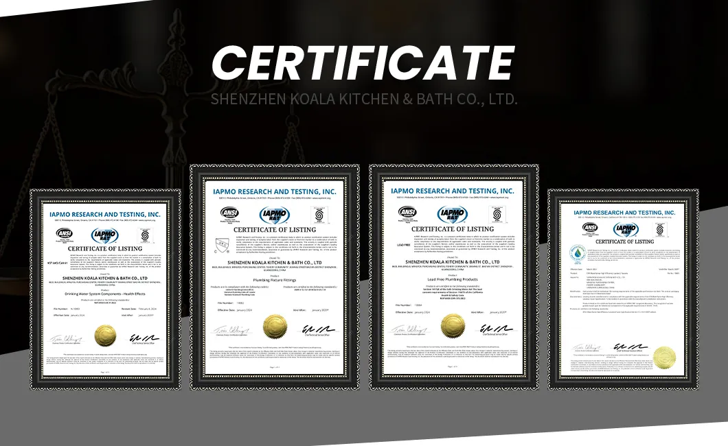 Certificates