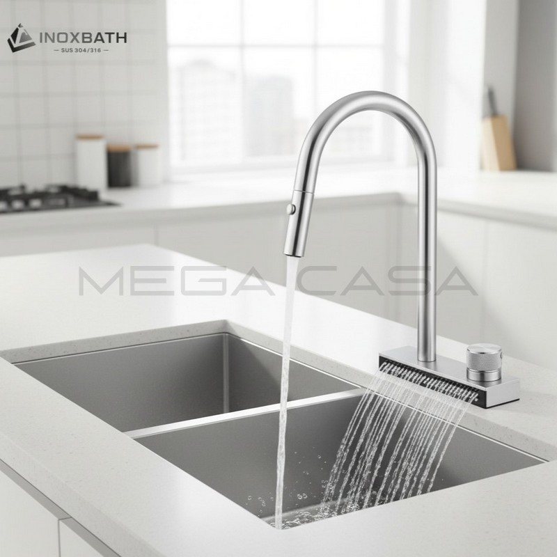 Kitchen Faucet Stainless Steel Water Tap Kitchen Taps Pull out Sprayer Kitchen Mixer Sink OEM/ODM