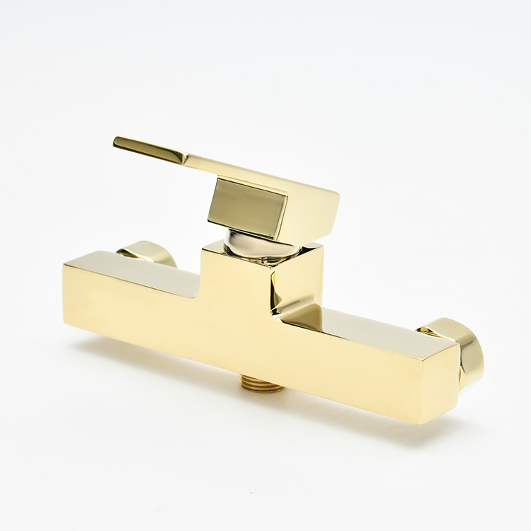 Sanipro Wall Mounted Square Brass Bathroom Mixing Valve Bath Hot and Cold Shower Mixer Taps Faucet