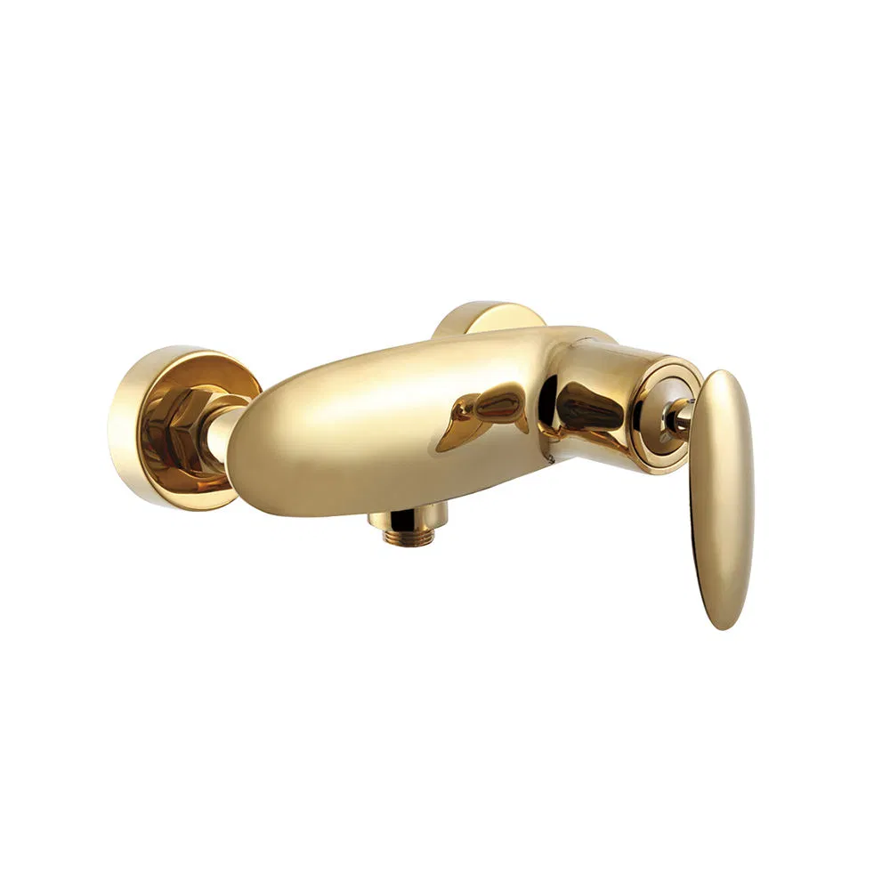 2023 Hot Sale Luxury Bathroom Faucet Solid Brass Custom Gold Finished Modern Bathtub Mount Bath&Shower Faucets