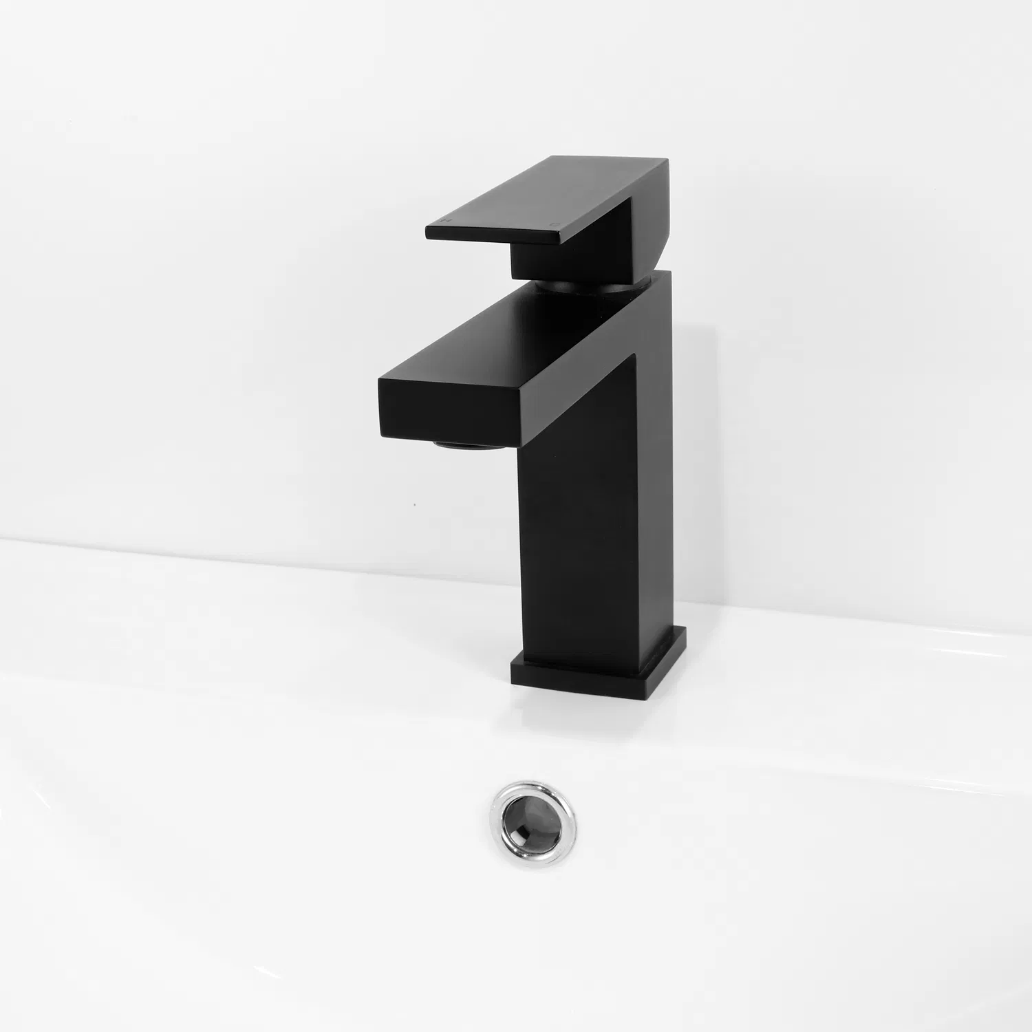 Watermark Approval Bathroom Sanitary Ware Matte Black Water Tap Basin Mixer Faucet