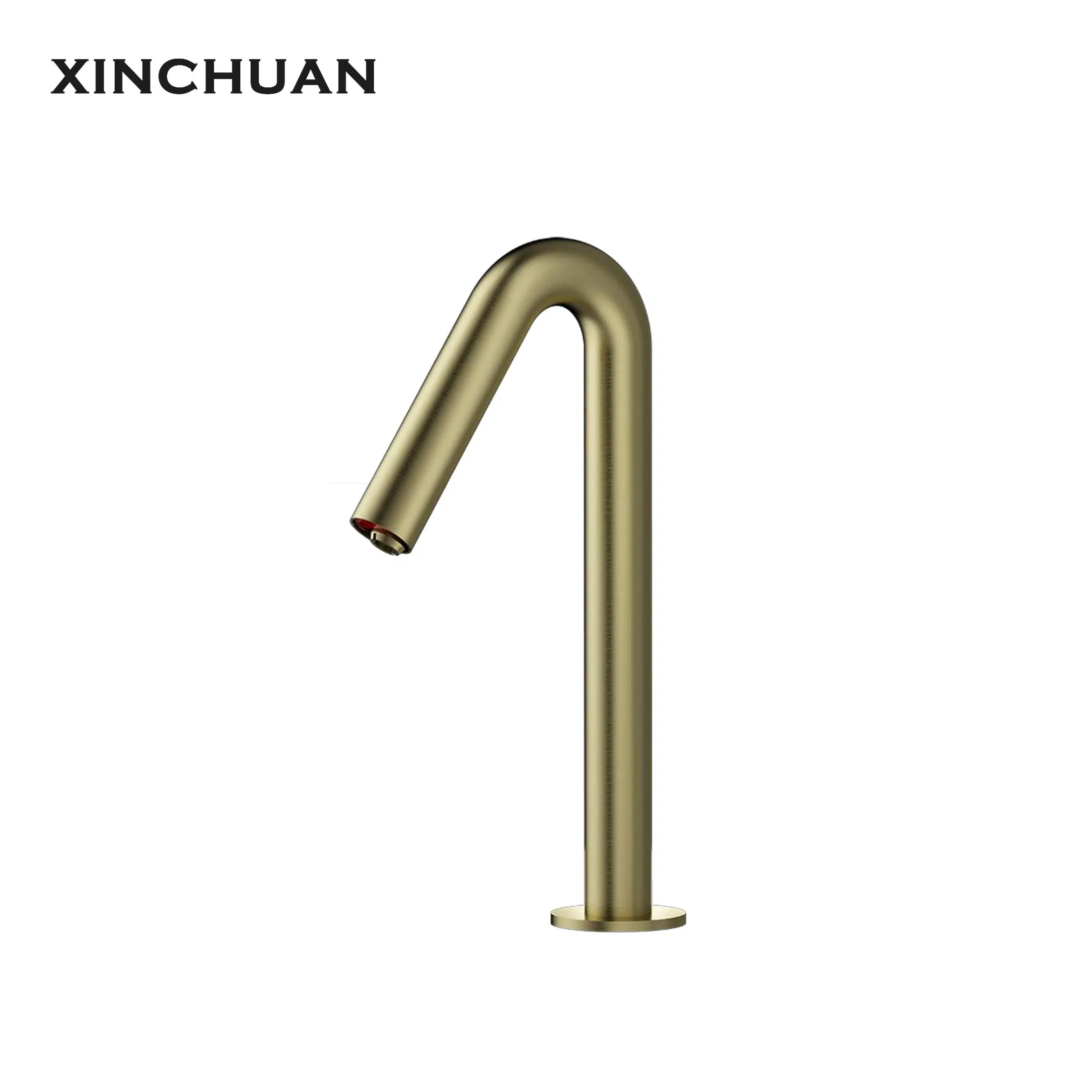 Non-Contact Microwave Chrome Sensor Faucet Chrome Plated Touchless Bathroom Faucet
