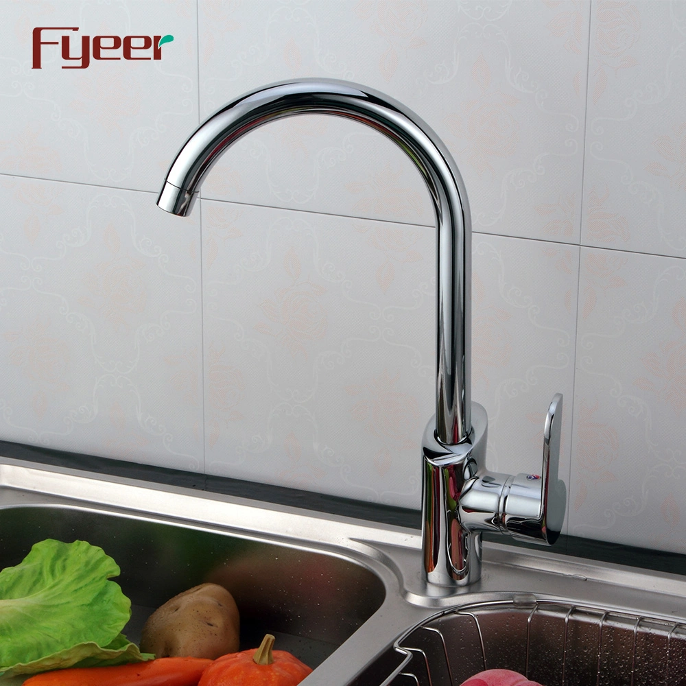 Fyeer Durable High Arc Kitchen Sink Mixer Taps