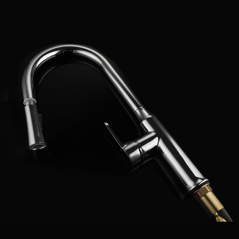 Tiema Single Lever Hot Cold Water Pull out Kitchen Faucet