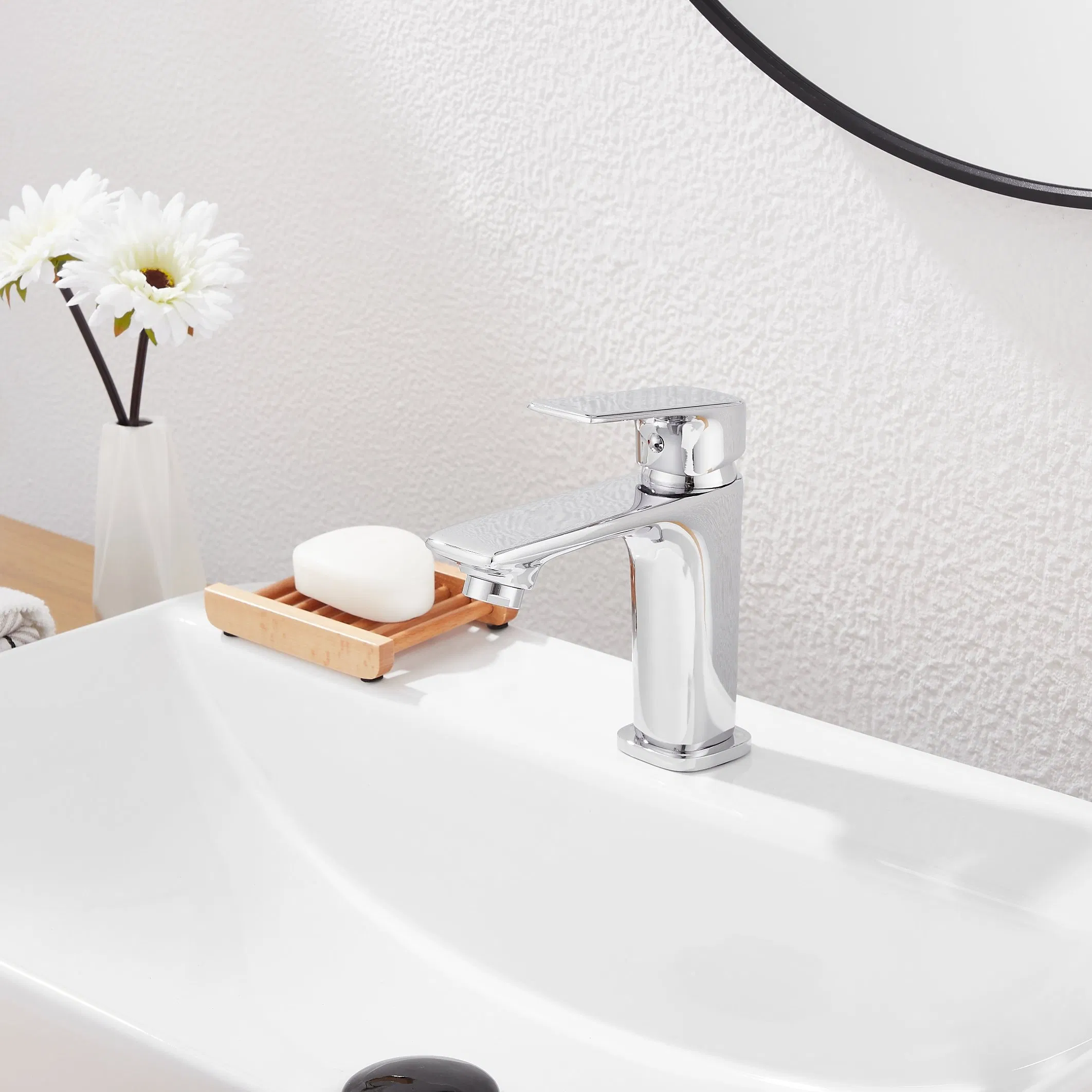 Huadiao Economical Single Handle Bathroom Basin Faucet Wash Mixer Lavatory Tap