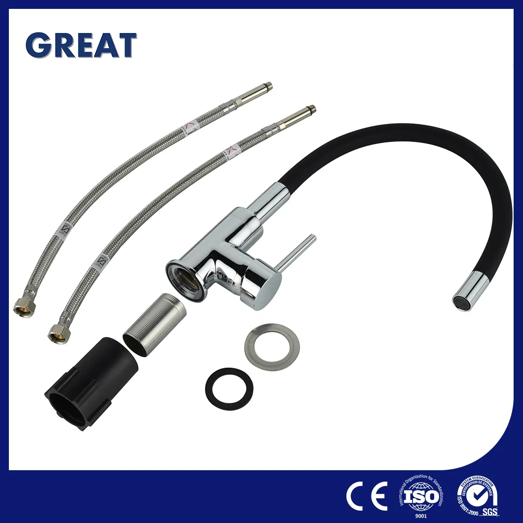 Great Modern Touches Brushed Kitchen Faucet Factory Long Neck Taps Commercial Kitchen Faucet China Gl249m40 Kitchen Faucet Gym Deluxe Universal Kitchen Faucet