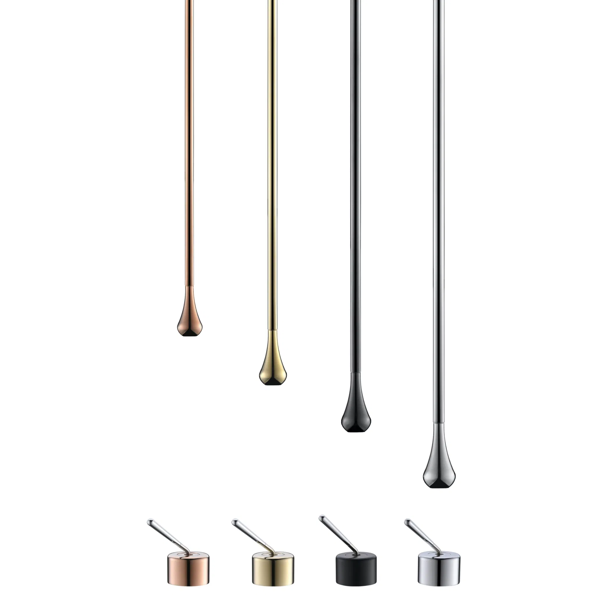 Ceiling Mounted Washbasin Basin Spout Drop Shape Hang Bathtub Faucet Mixer Tap Faucet