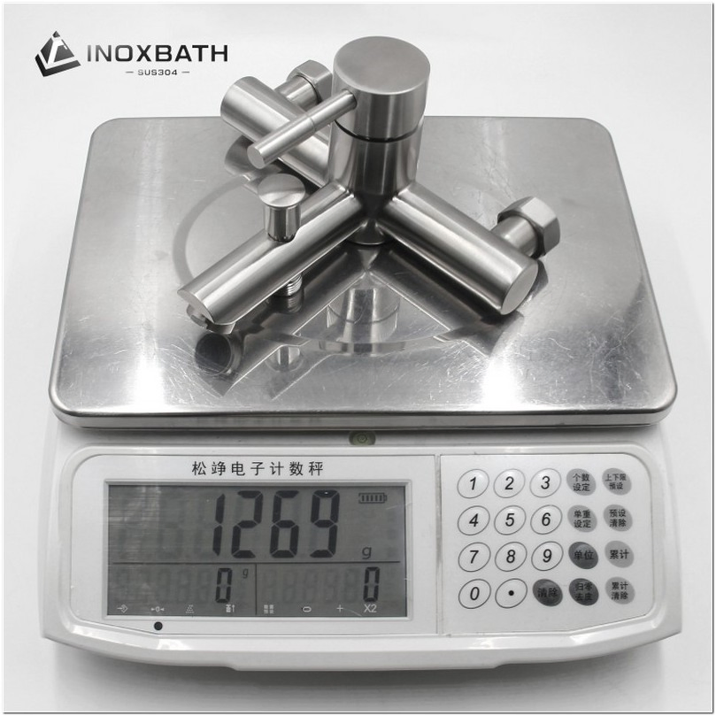 Premium Stainless Steel Wall Faucet Bathtub Watermark Approved