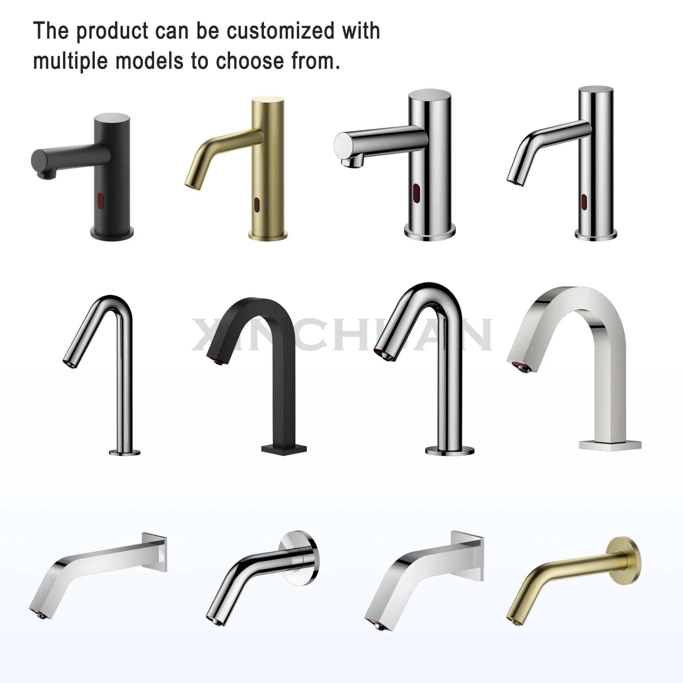 Smart Tap Automatic Faucet Stainless Steel Sensor Touchless Water Saving Single-Hole Mount Commercial Grade