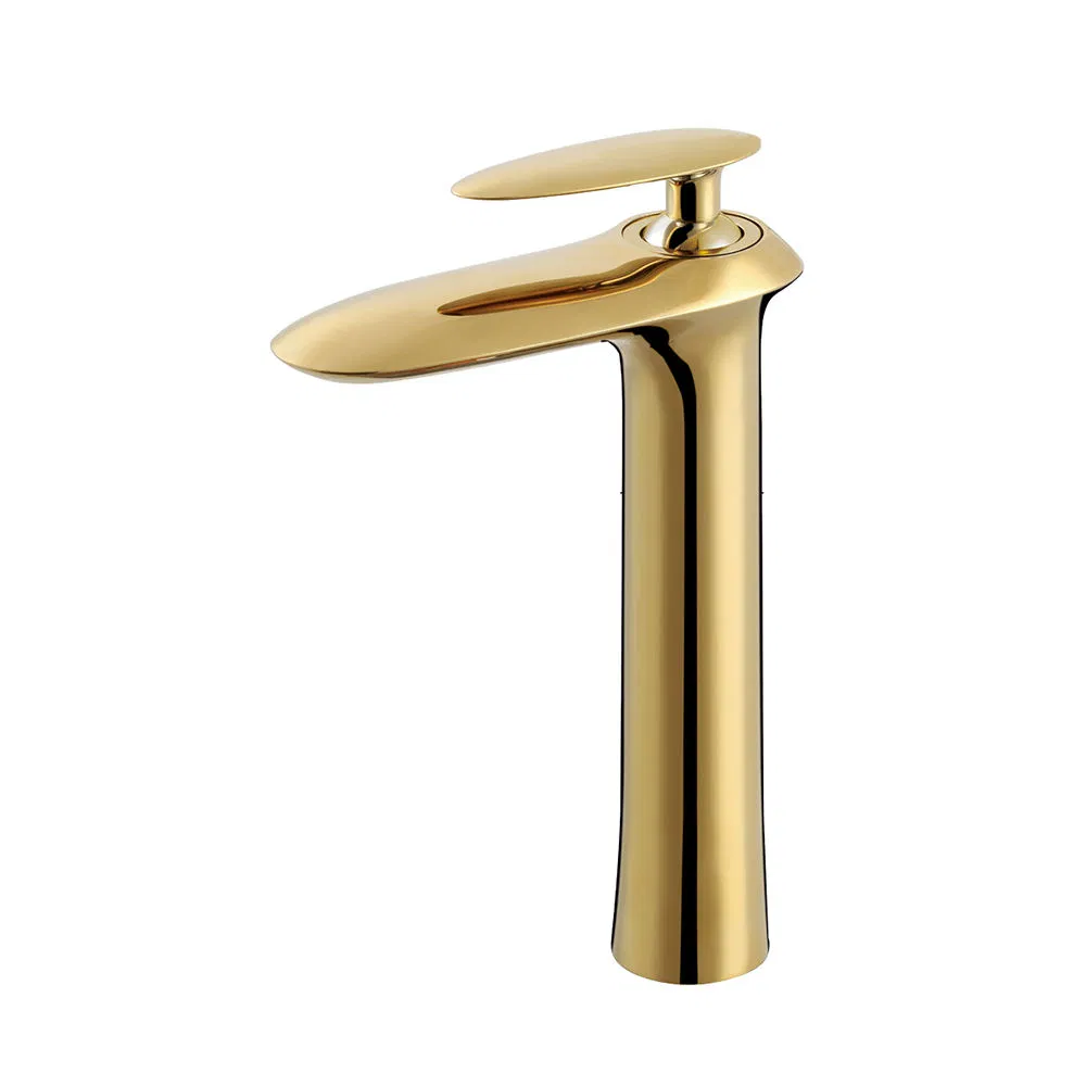 2023 Hot Sale Luxury Bathroom Faucet Solid Brass Custom Gold Finished Modern Bathtub Mount Bath&Shower Faucets