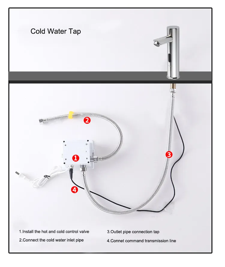 Sensor Faucet Installation 1