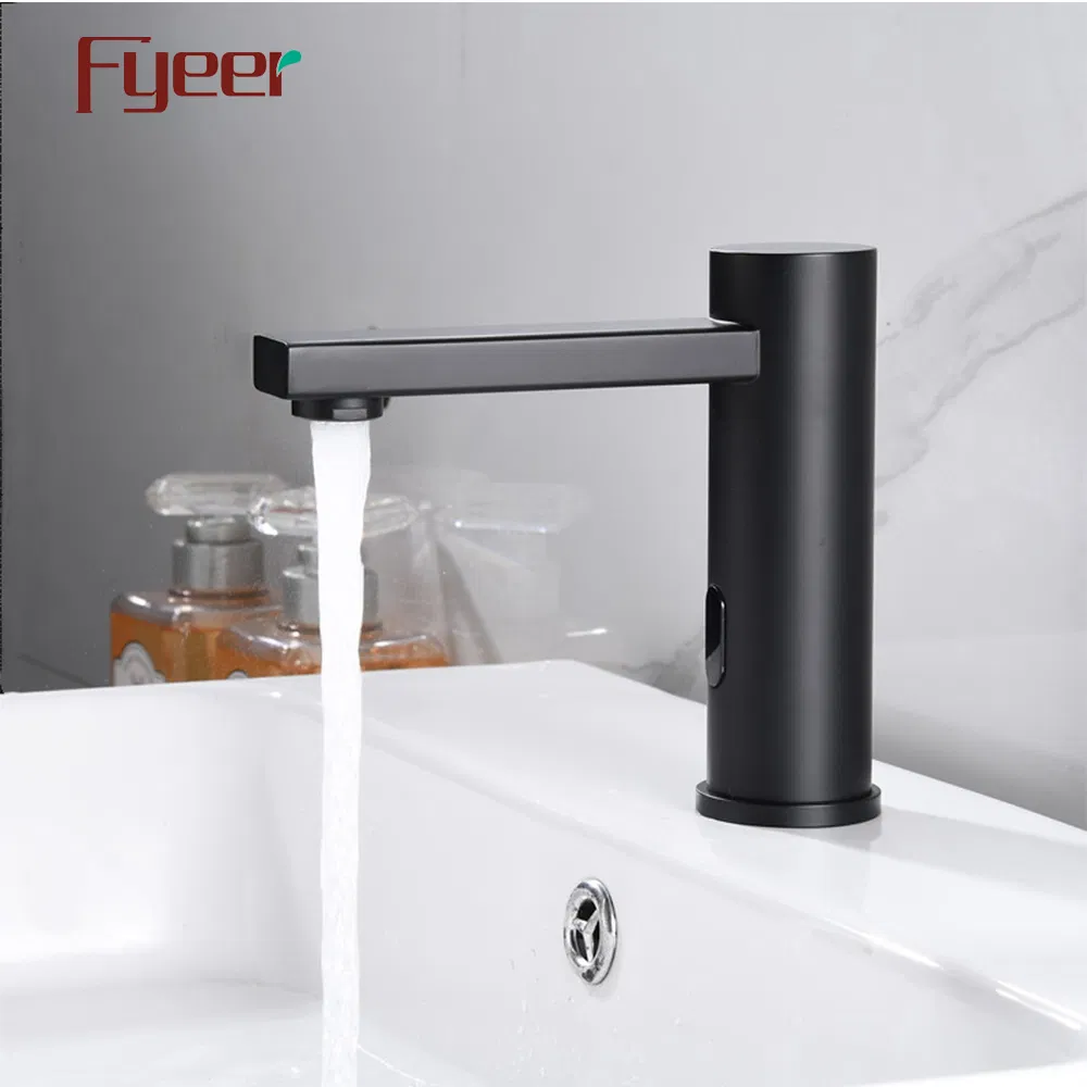Fyeer Matte Black in SUS 304 Touchless Bathroom Faucet