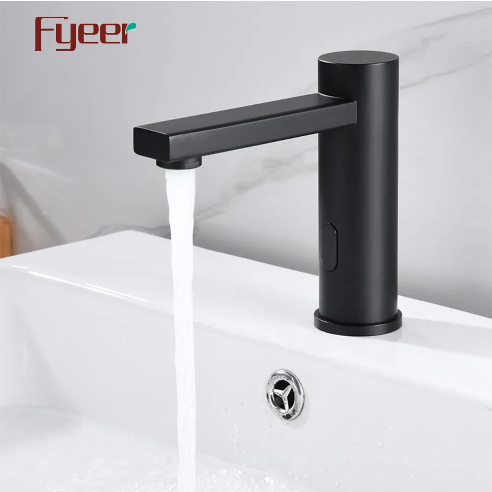Fyeer Matte Black in SUS 304 Touchless Bathroom Faucet