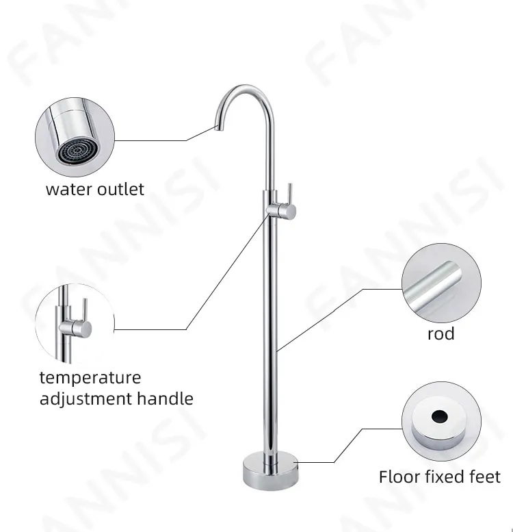 Freestanding Bath Faucet View 2