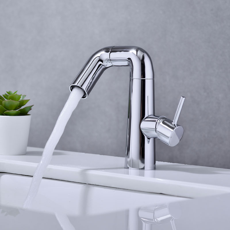 OEM Customized Deck Mounted Washroom Washbasin Bathroom Basin Faucets Tap Hot Cold Mixer