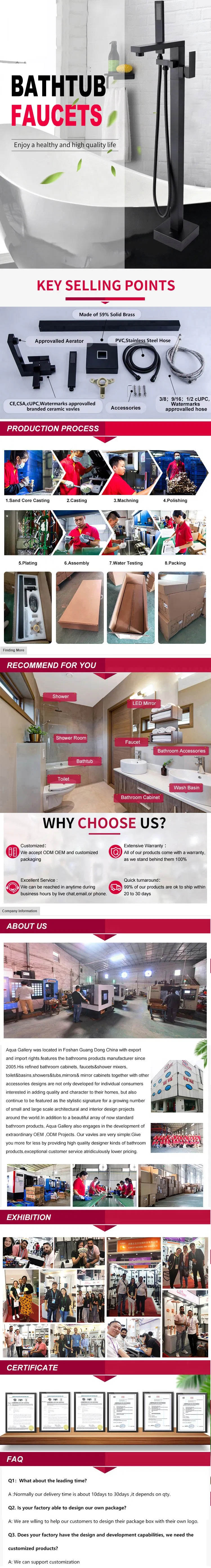 Bathtub Faucet Dimensions and Details