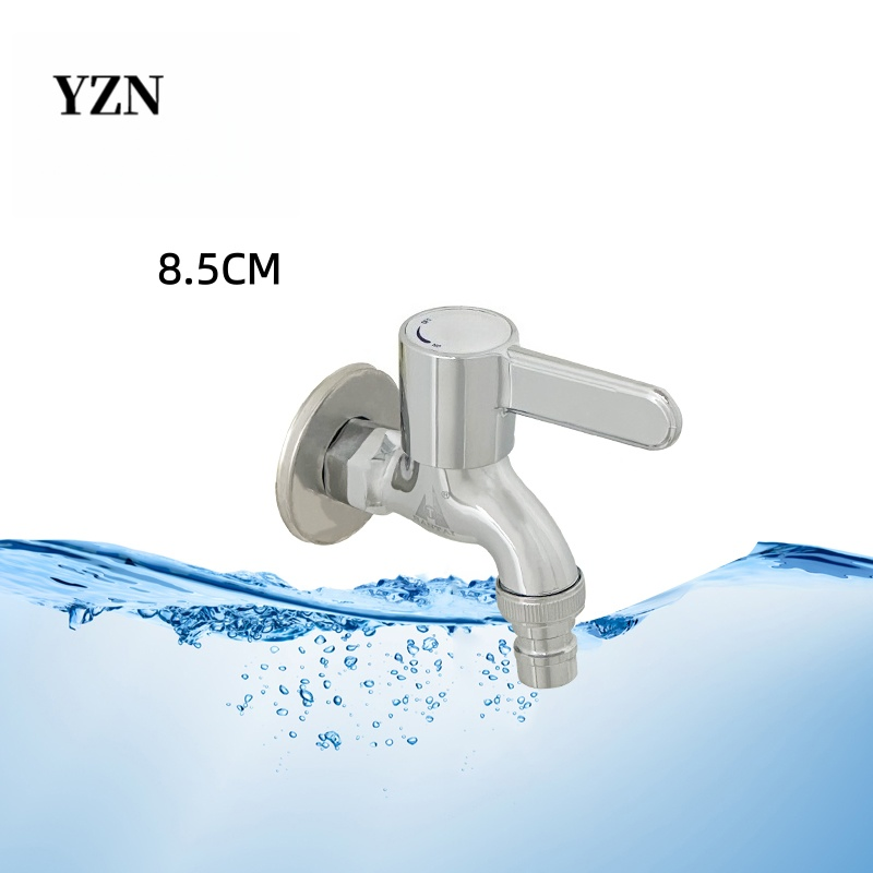 Durable and Minimalist Wall-Mounted Single Cold Water Faucet