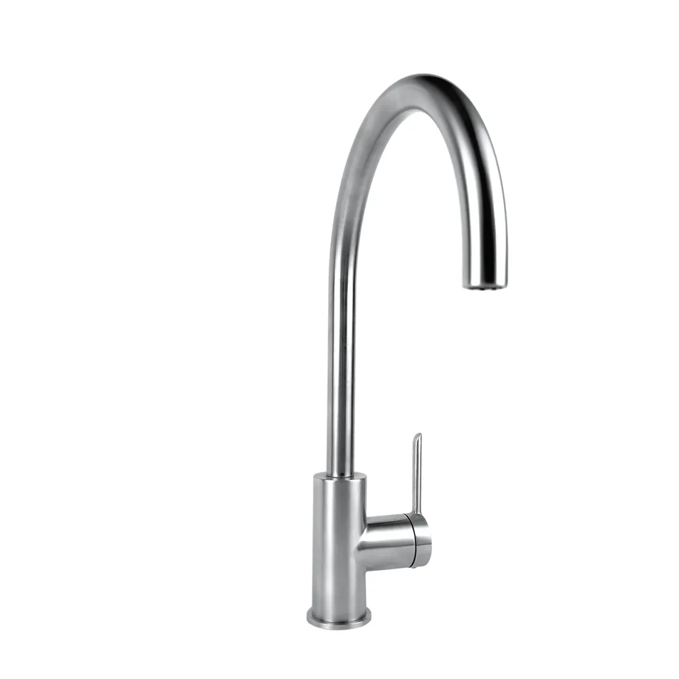 Stainless Steel Kitchen Faucet Detail