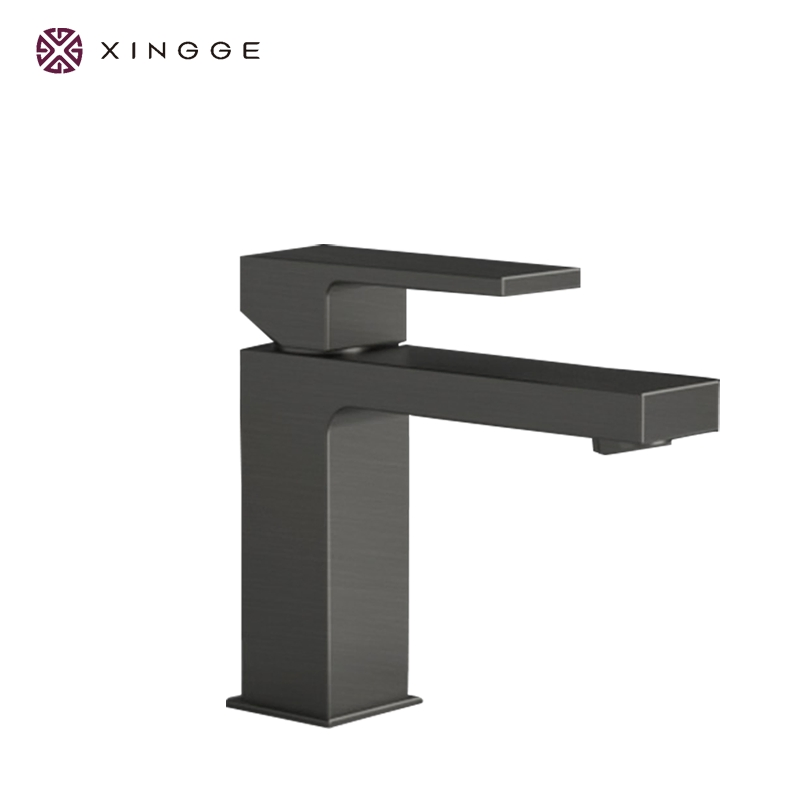 Premium Brushed Nickel Deck Mounted Shower Basin Faucet