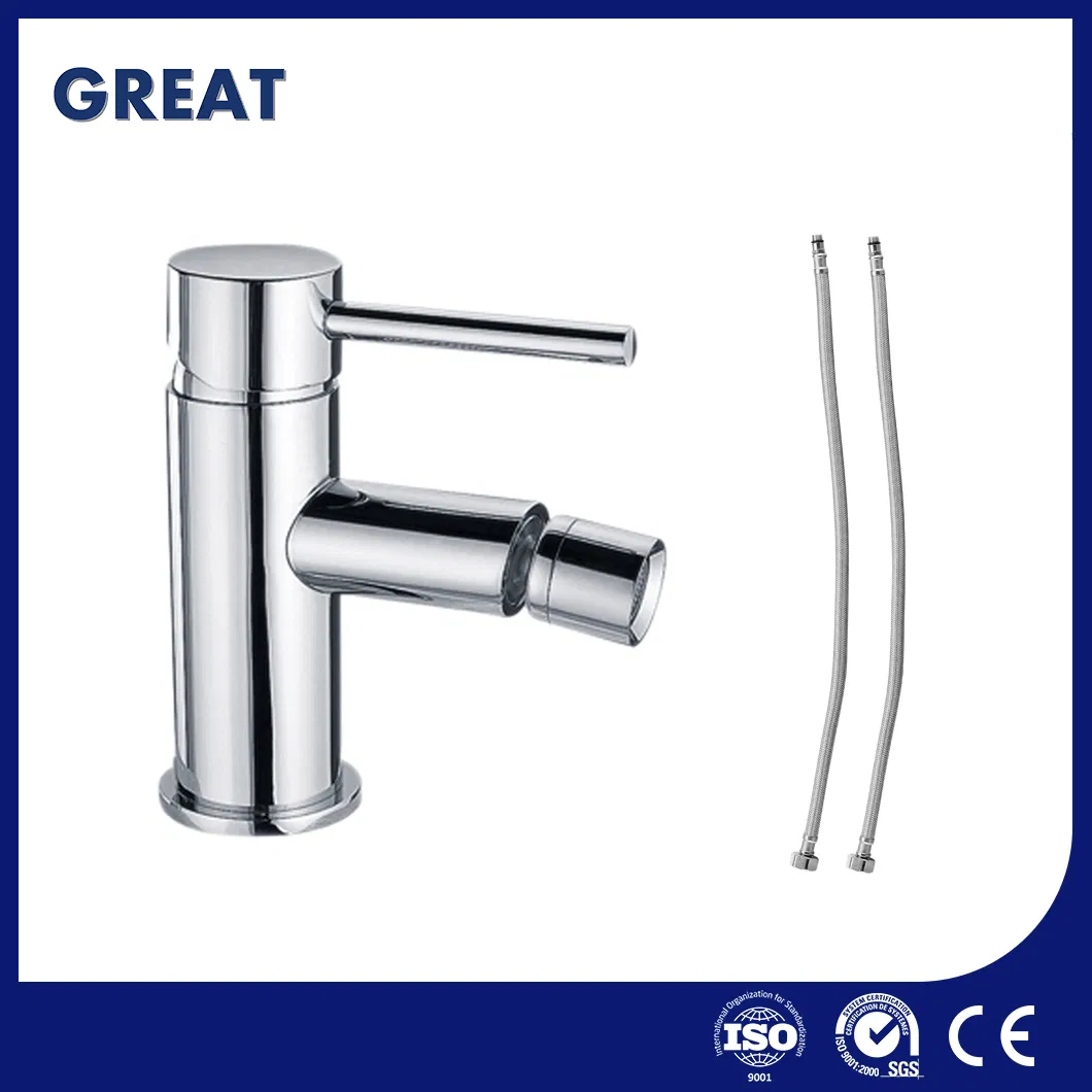 Great Toilet Bidet Health Faucets Supplier High-Quality Best Bidet Faucet Gl4107m40 Chrome Single Lever Bidet Faucet Satin Nickel Vertical Spray Bidet Faucet