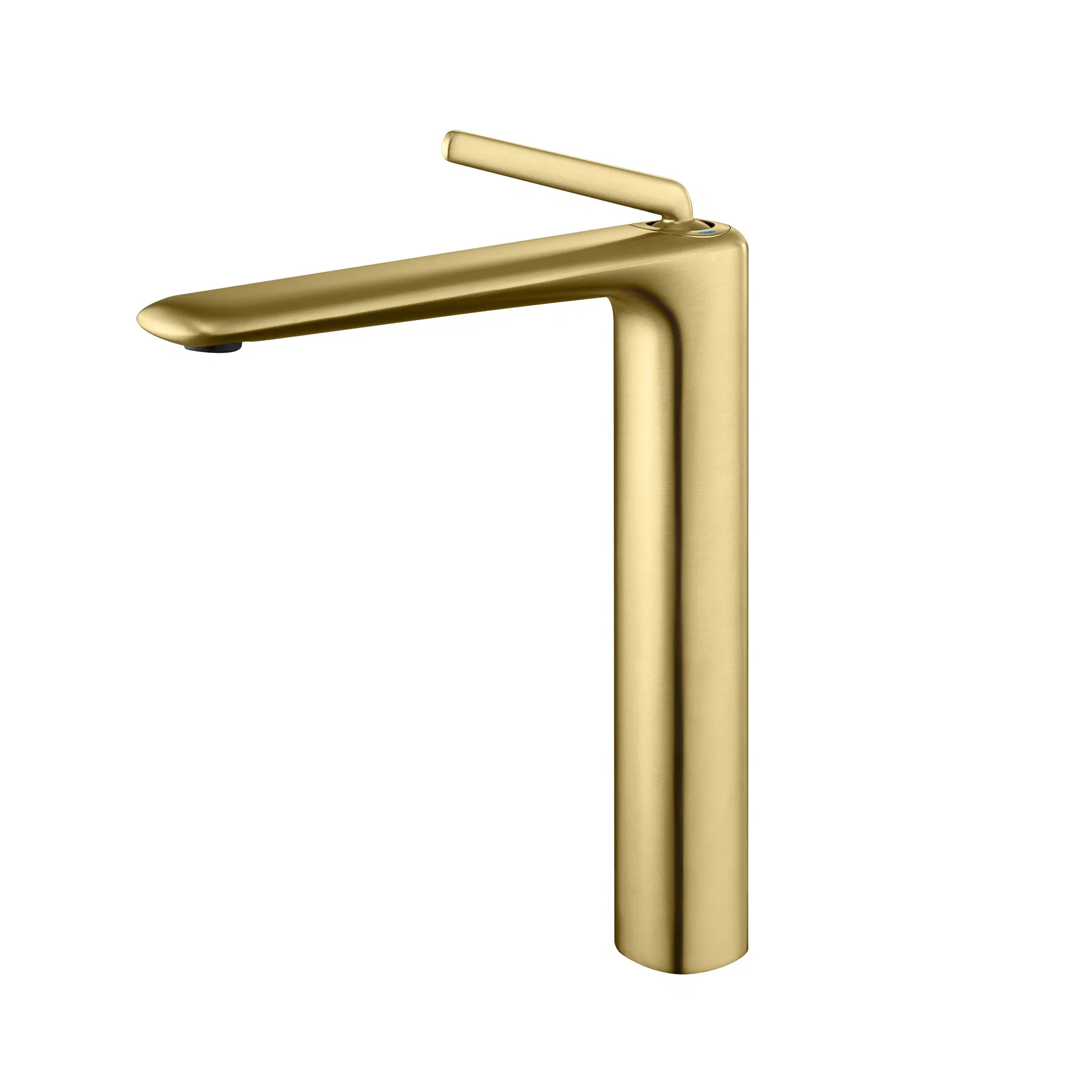 Sanitary Ware Bathroom Water Tap Wash Basin Sink Brass Body Mixer Single Hand Faucet Nickel Brushed
