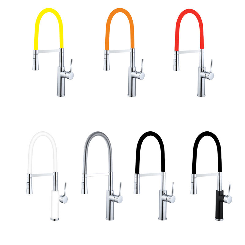 Kitchen Mixer Tap 360 Rotation Water Crane for Kitchen Single Handle Mixer Tap Matte Black Kitchen Faucet