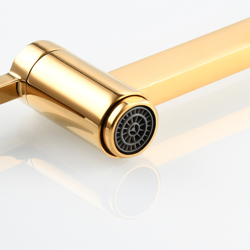 Wall Mounted Folding Water Faucets Double Switch Swing Kitchen Pot Filler Faucet