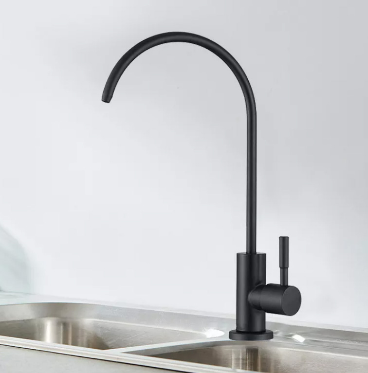 Popular Selling Matte Black Tap Mixer Purifier Filter Drinking Water Faucet
