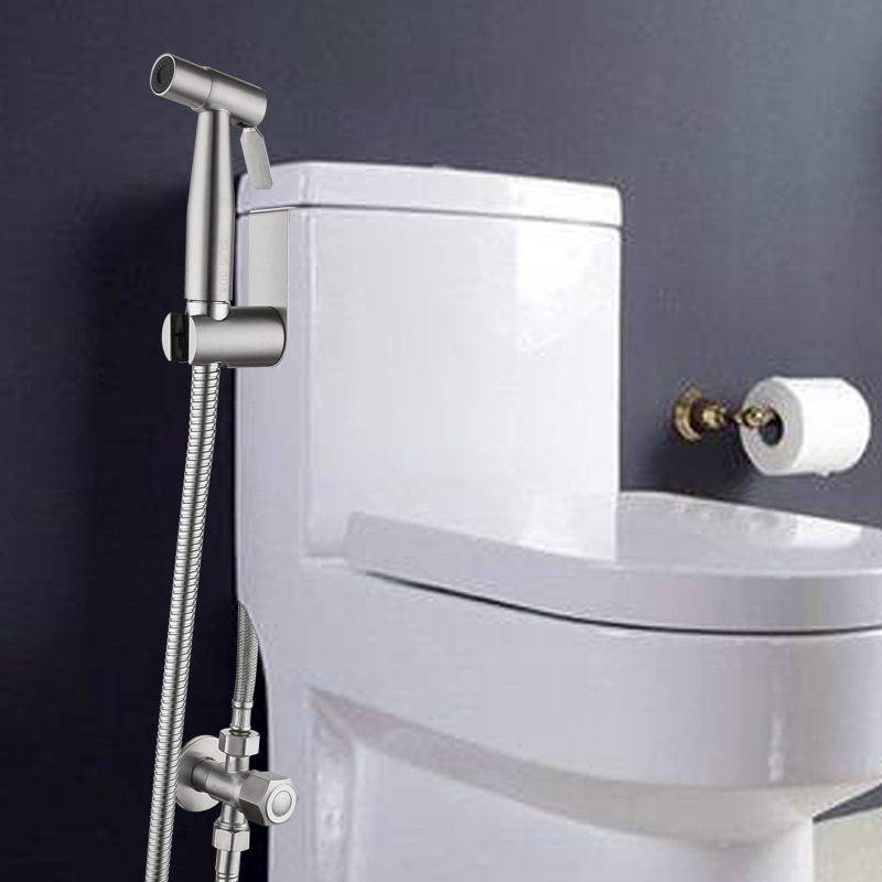 Stainless Steel Bidet Toilet Spray Holder Bathroom Hand Shattaf Set Toilet Bidet Faucet