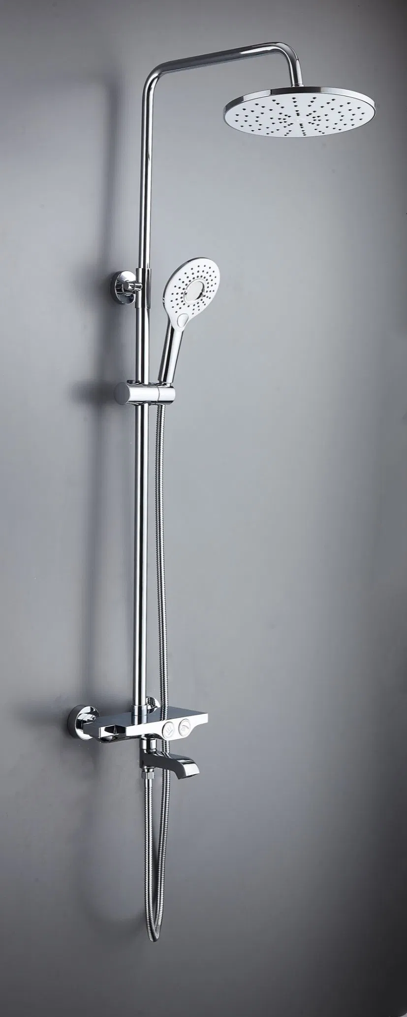 Modern Style Solid Brass Body Thermostatic Valve Shower Set System