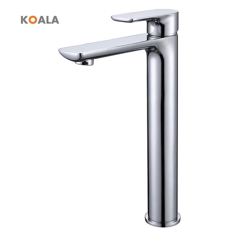 Elegant Matte Black Bathroom Faucet for Vessel Sinks