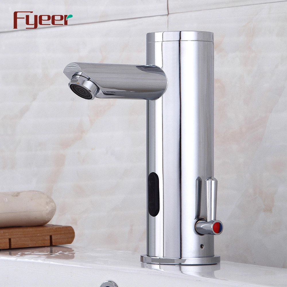 Fyeer Factory Price Single Handle DC Power Electronic Auotamatic Sensor Faucet
