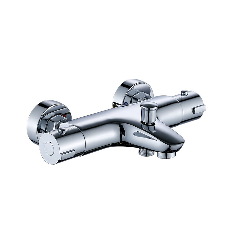 Wall-Mounted Thermostatic Shower Valve with Diverter Function