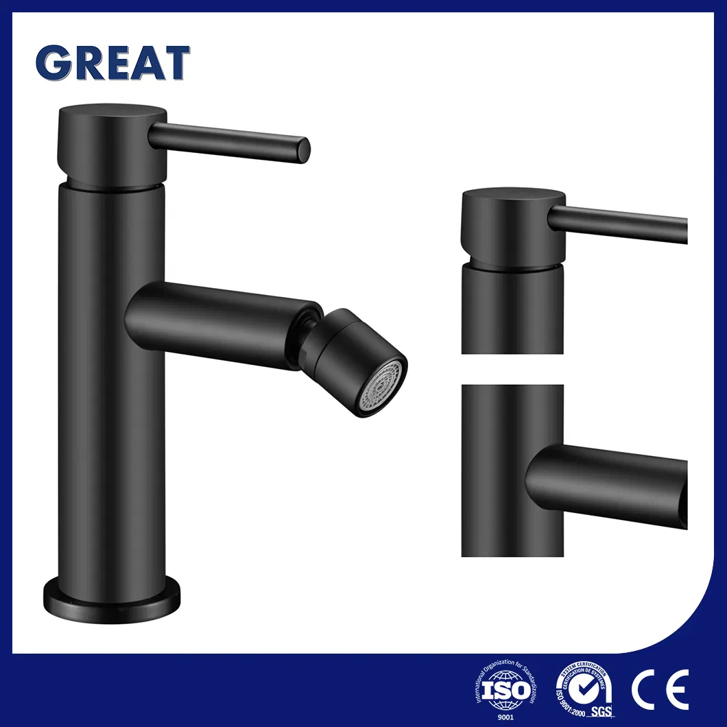 Great Chrome Bidet Spray Faucet Suppliers Wholesale Toilet Bidet Tap Gl32107bl321 Matt Black Single Lever Bidet Faucet? Straight Model Bathroom Bidet Faucet