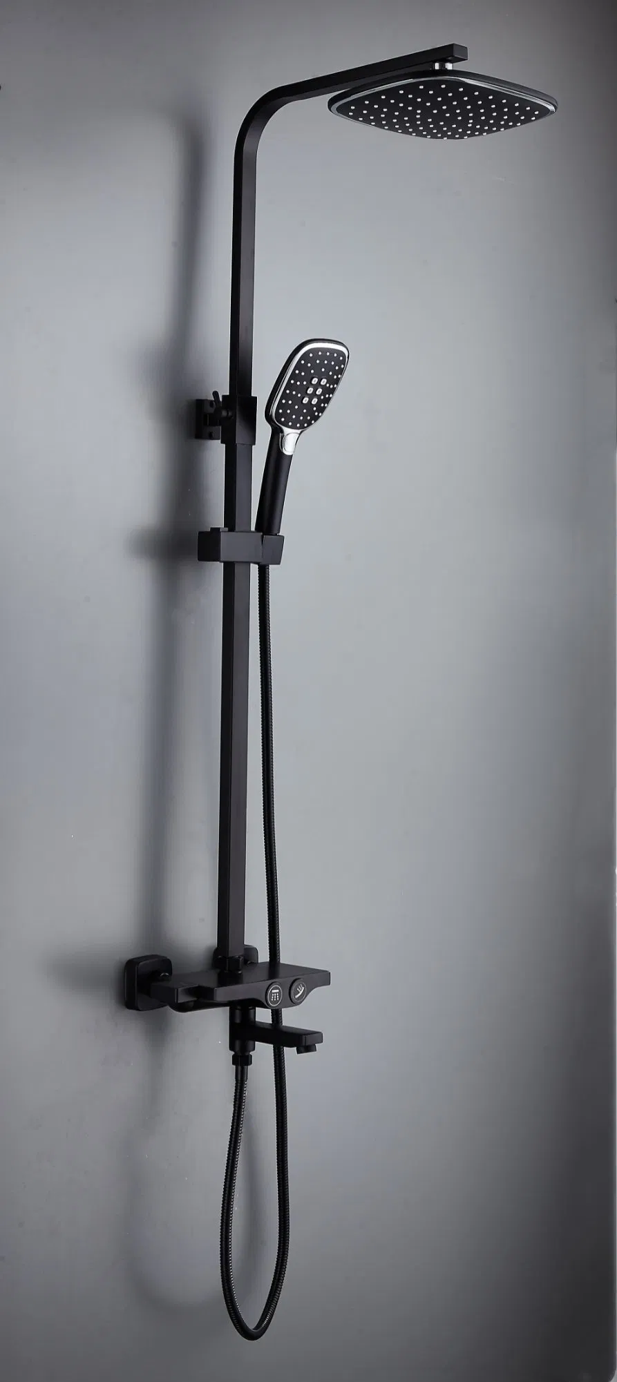 Modern Style Solid Brass Body Thermostatic Valve Shower Set System