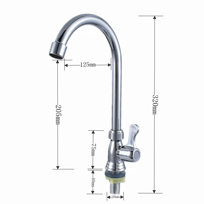 New Tread Pot Filler Spigot Kitchen Bathroom Other Sink Faucet Type Accessories Wall Mount Luxury Kitchen Faucet Bathroom