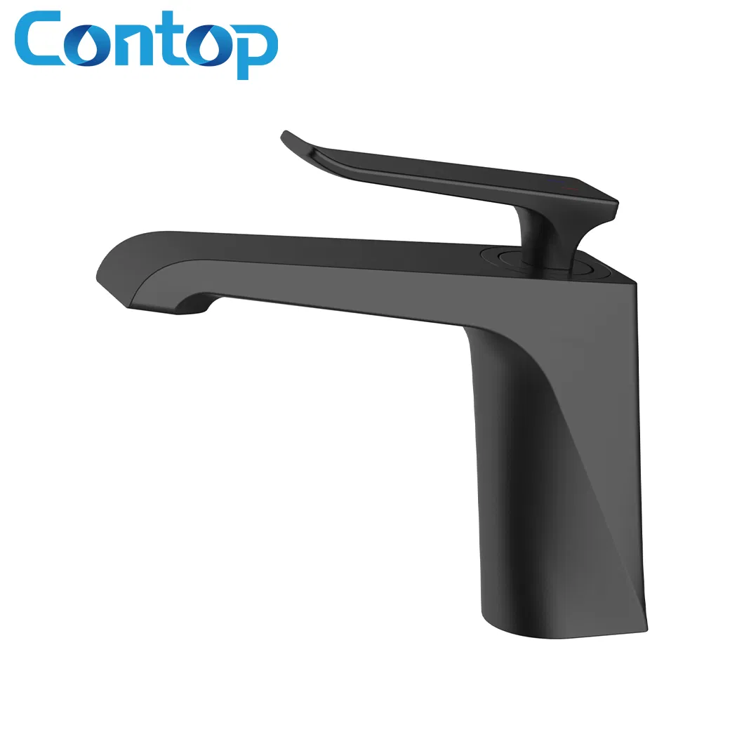 Deck Mounted Single Lever Brass Basin Faucet Mixer