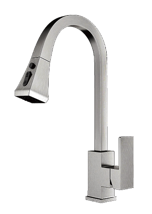 Plumbing Chrome, Brushed Nickel, Matt Black, Brushed Gold H59 Brass Kitchen Faucet