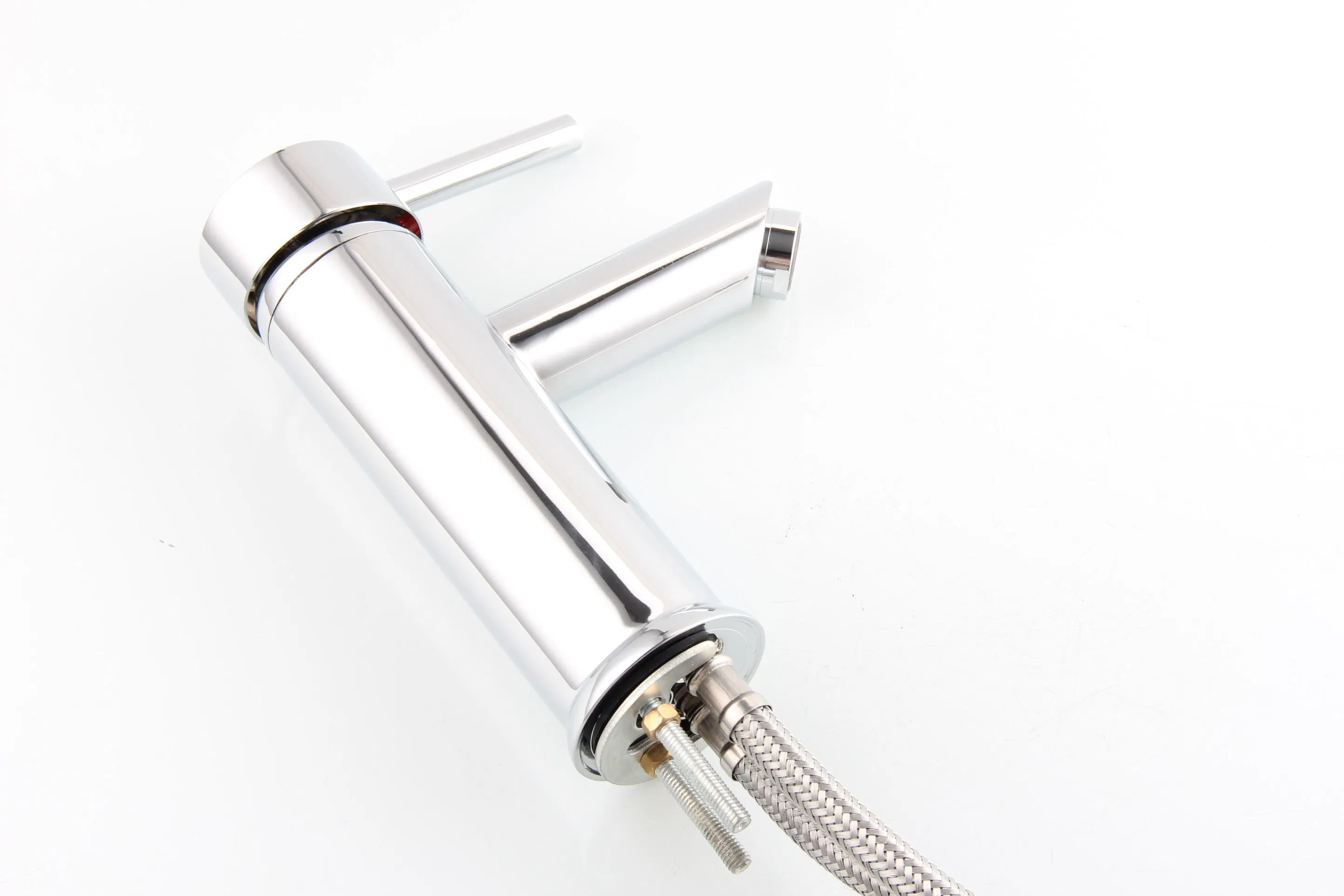 Single Lever Deck Mounted Ceramic Cartridge Basin Faucet/Mixer