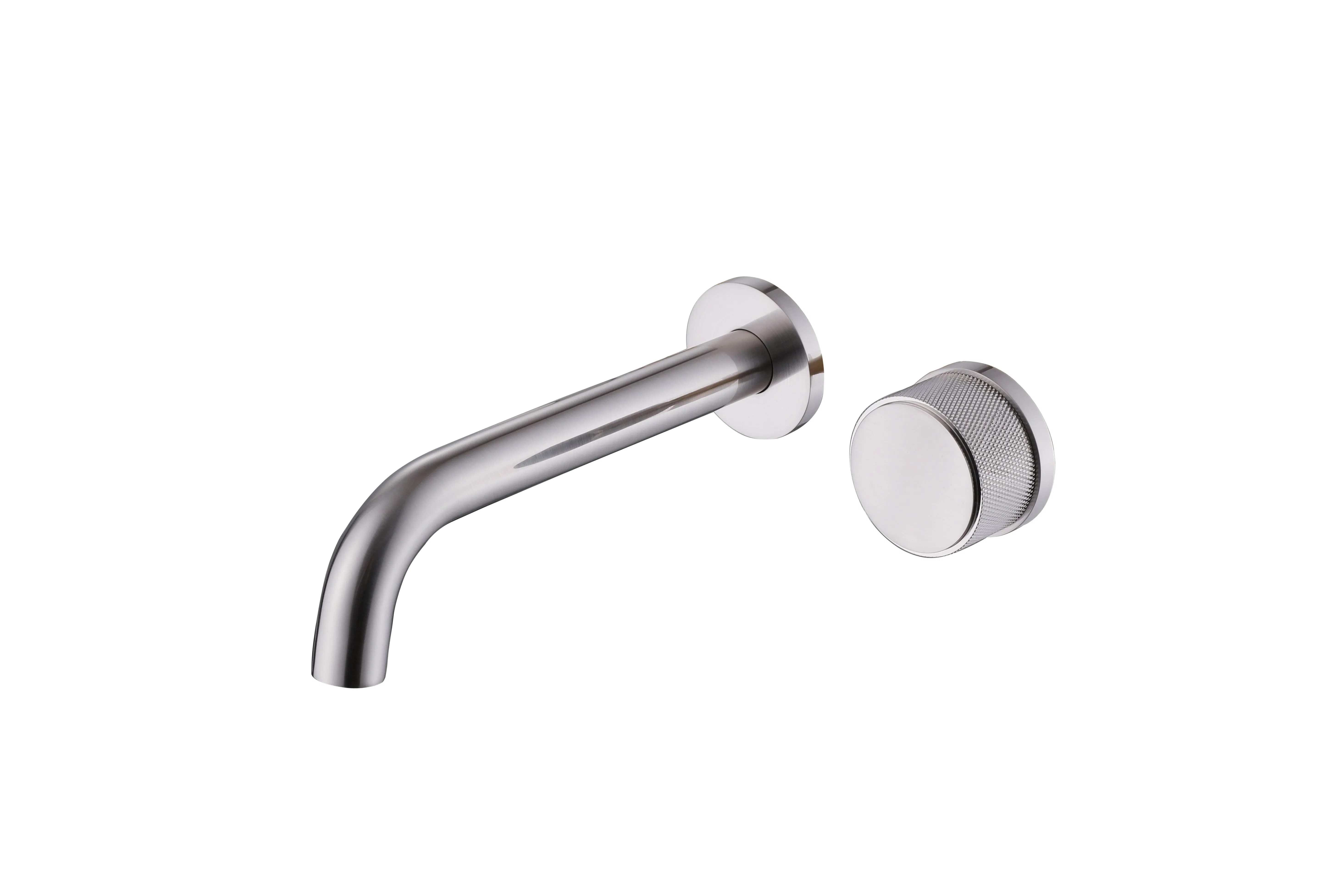Brass Bathroom Basin Faucet Wall Mounted Modern Brass Bath Faucet