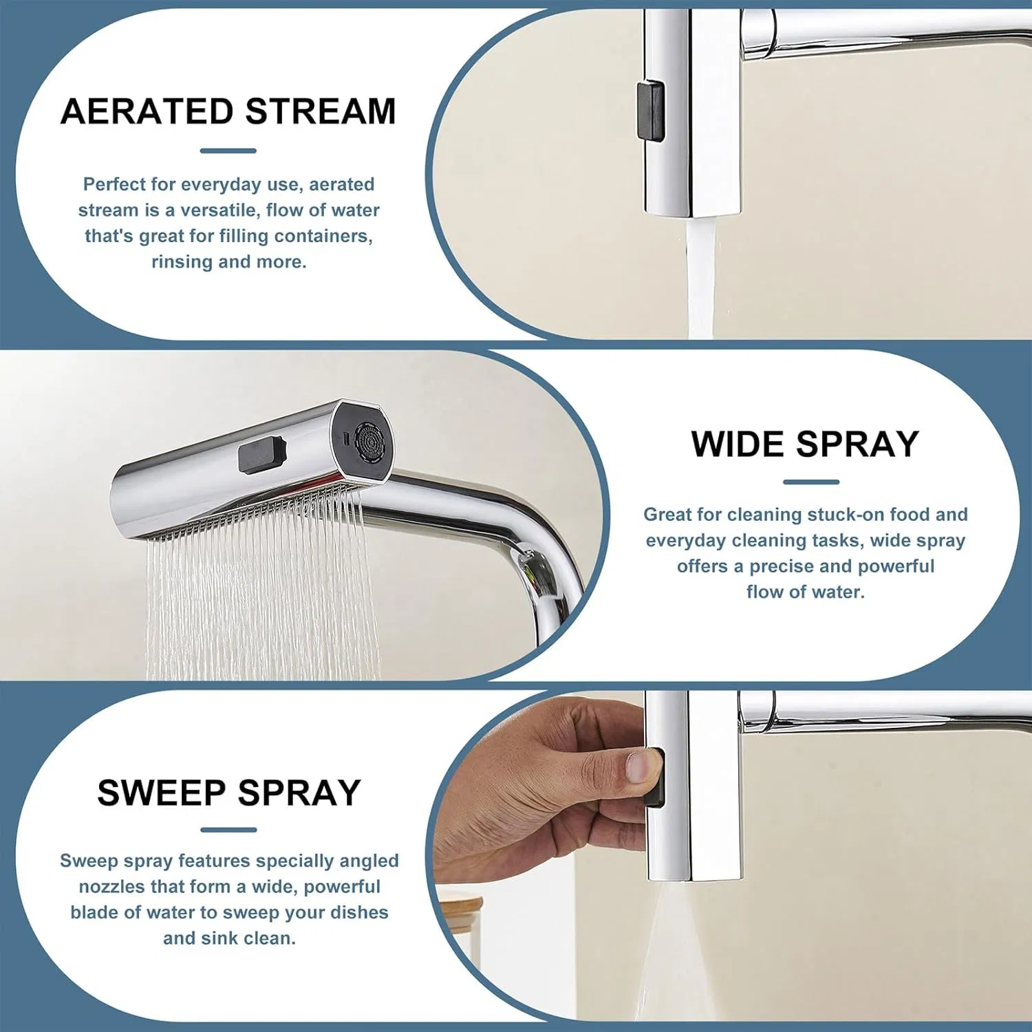 Contemporary T-Faucet in Brushed Nickel Finish for Home Improvement