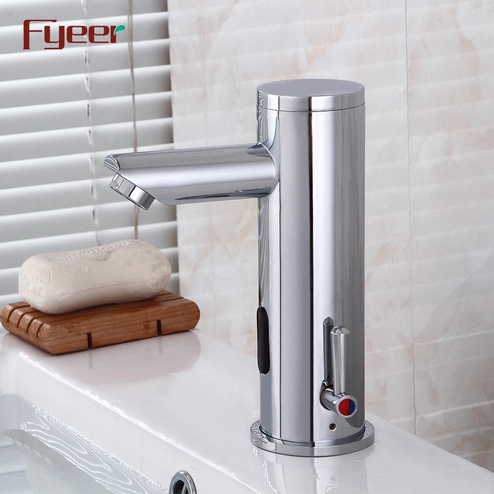 Fyeer Factory Price Single Handle DC Power Electronic Auotamatic Sensor Faucet