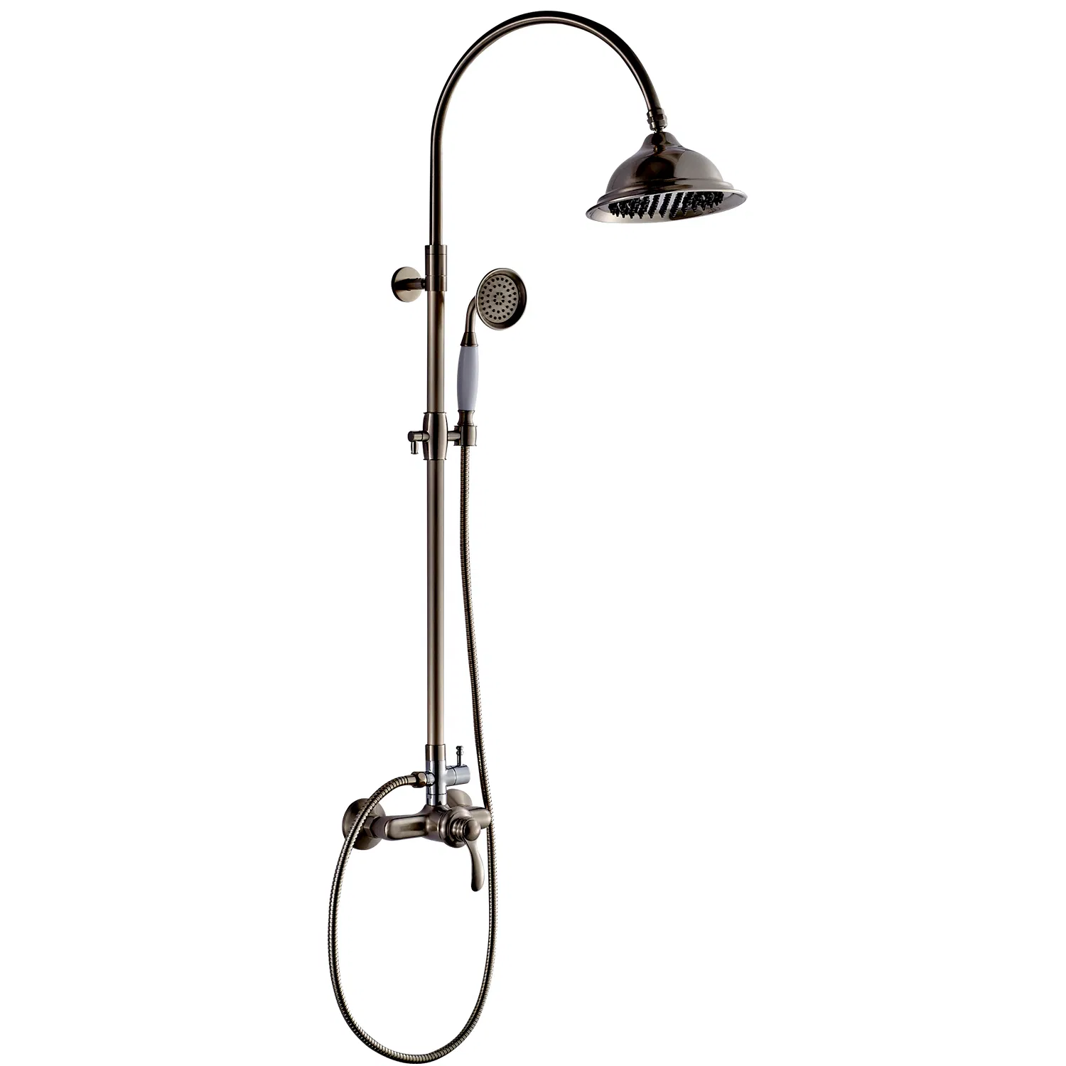 Single Level Wall Mounted Shower Faucet with Hand Shower ODM/OEM