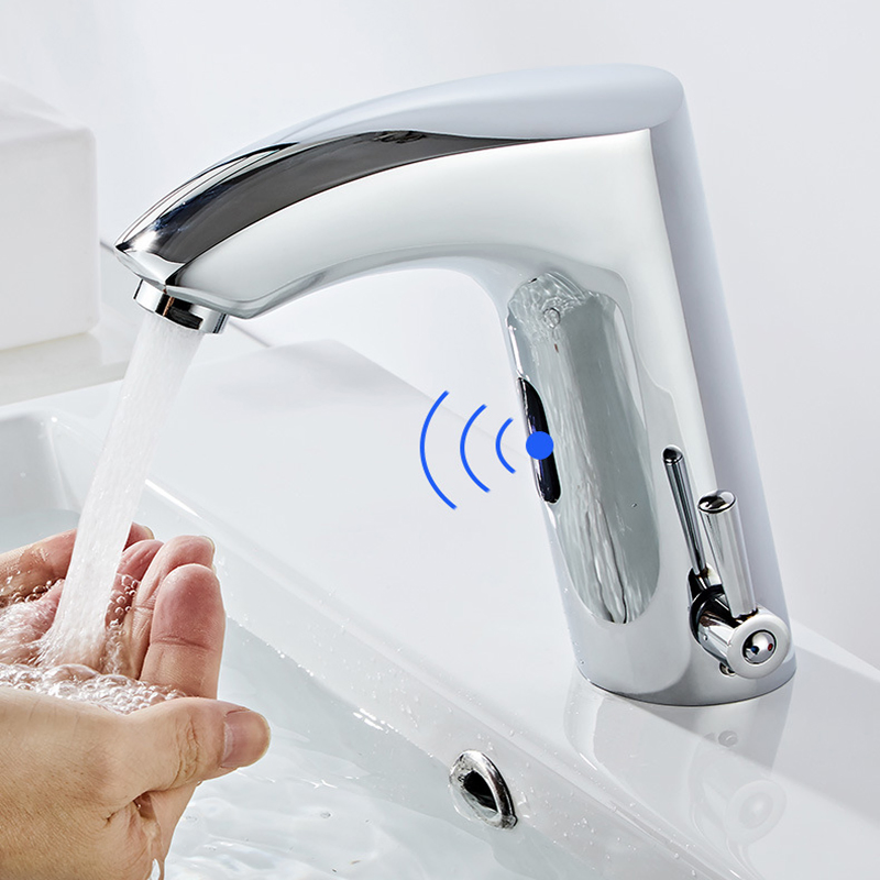 Automatic Taps Automatic Infrared Sensor Cold and Hot Water Tap Smart Touchless Sink Faucet