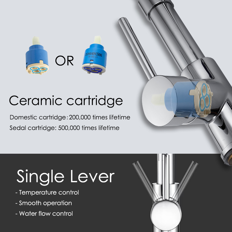 Brass Spring Pull out Pull Down Sprayer Kitchen Sink Mixer Faucet