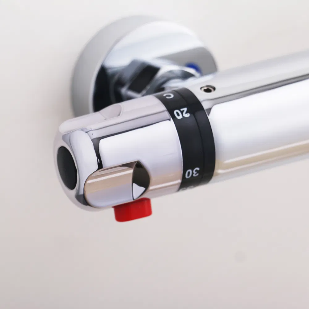 Bathroom Thermostatic Shower Mixer Wall Mount Temperature Control Valve