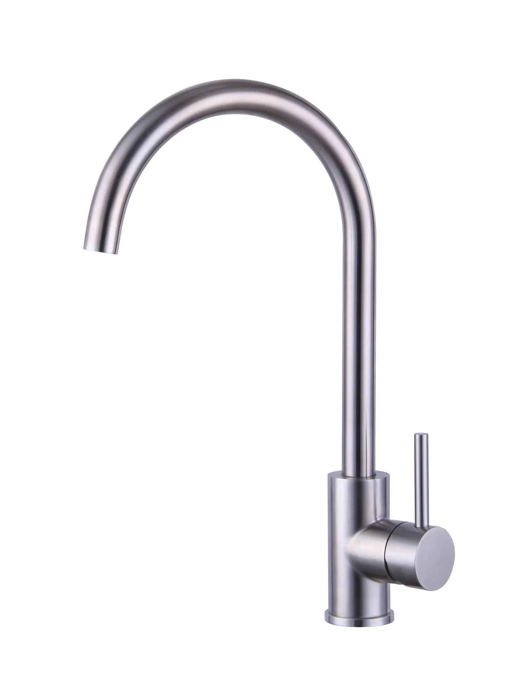 Modern Design Classical Styles Brushed Nickel SUS304 Stainless Steel Kitchen Faucet