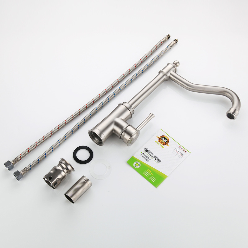 Kitchen Faucet Bridge with Side Sprayer Antique Gold Finished Faucet for Kitchen Sinks