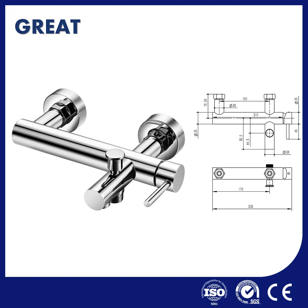 Great Black Matte Bathroom Faucet Factory Rain Shower Bathtub Faucets Gl32103A321 Single Lever Bath Faucet Features Auto-Resetting Diverter Modern Bath Faucets