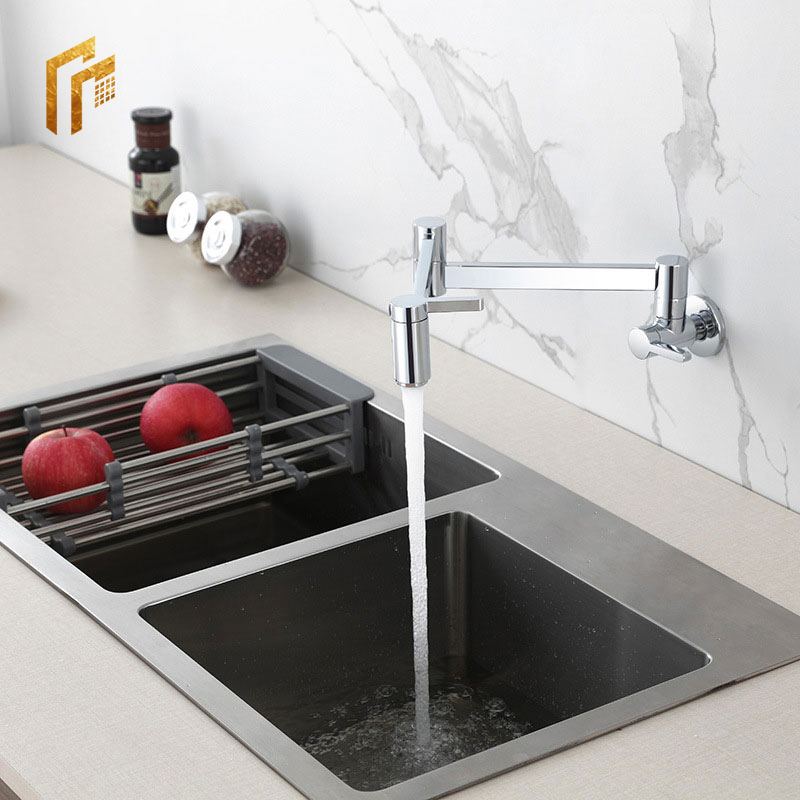 Factory Direct Price Swing Arm Water Tap Above Over Stove Pot Filler Kitechen Tap Faucet on Stove